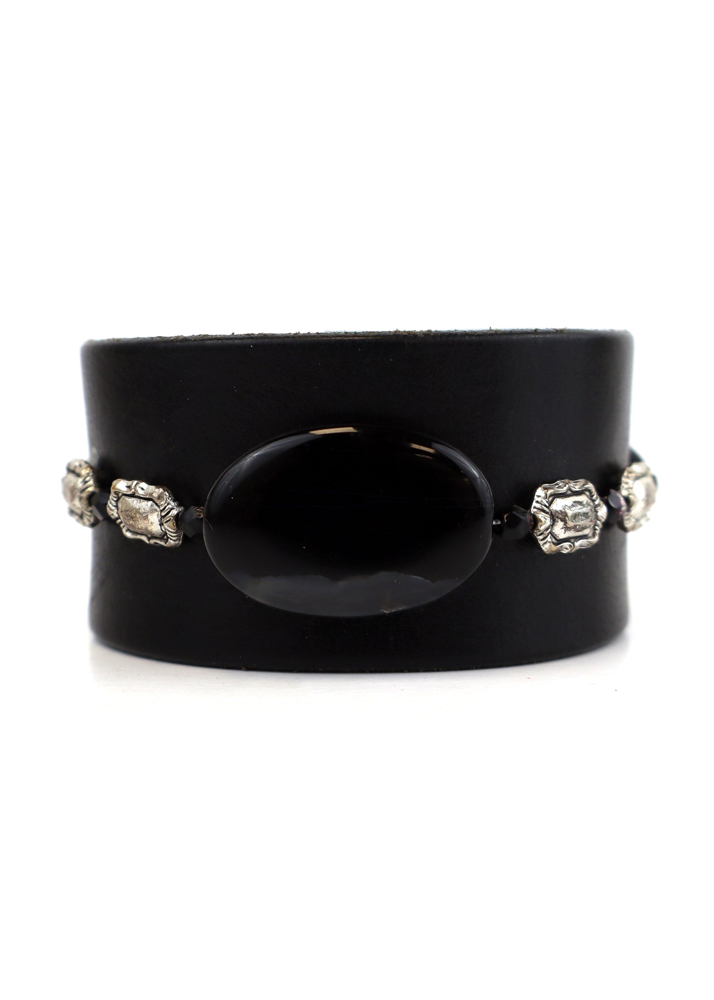 Silverware By Design - Leather Cuff Bracelet