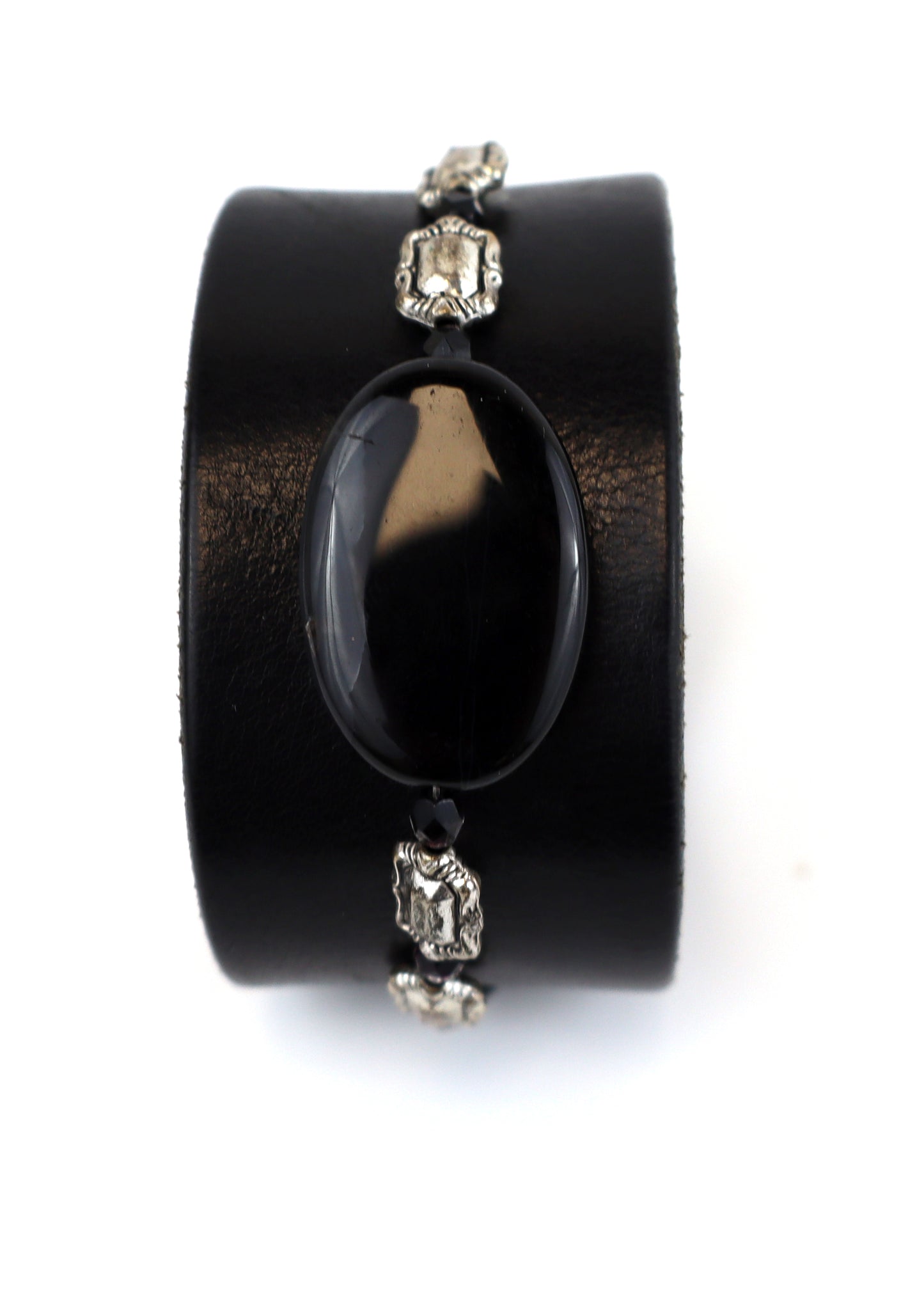 Silverware By Design - Leather Cuff Bracelet