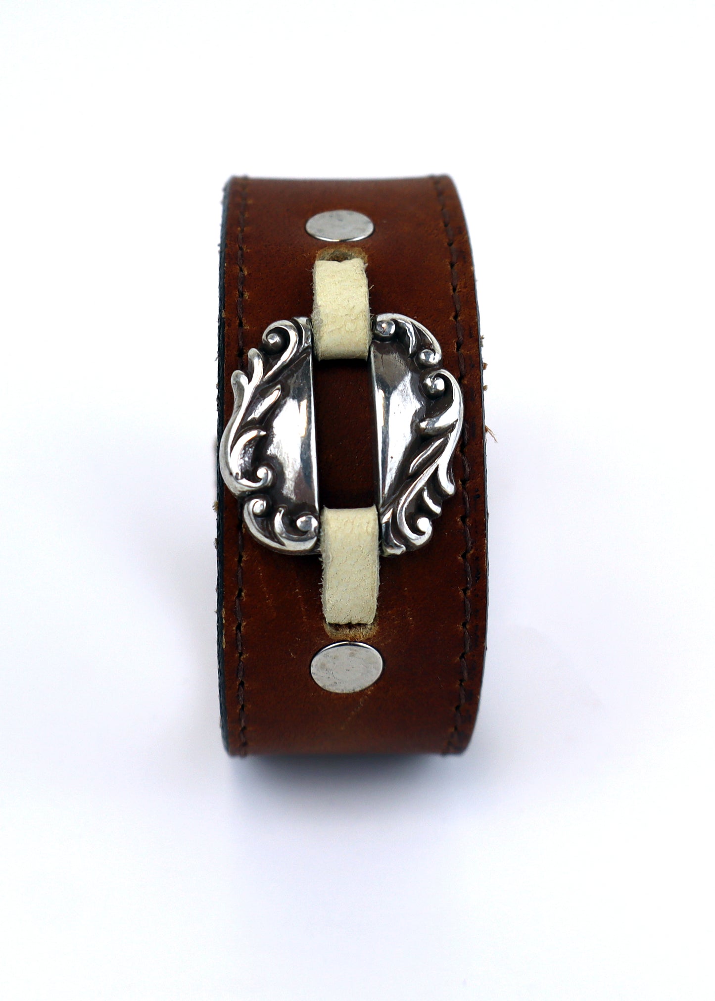 Silverware By Design - Leather Cuff Bracelet