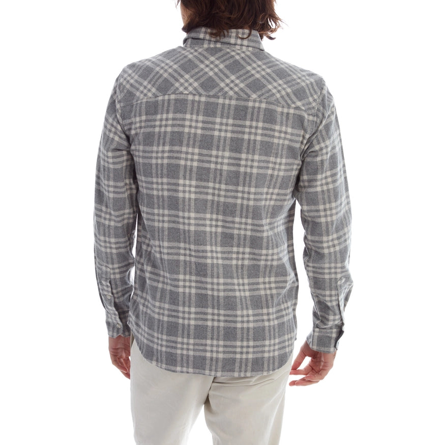 Luca Flannel Shirt - Grey