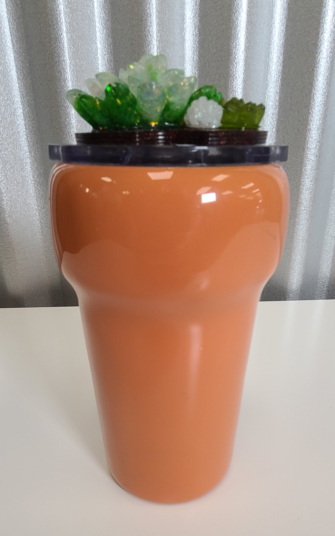 Succulent Flower Pot Tumbler 12oz