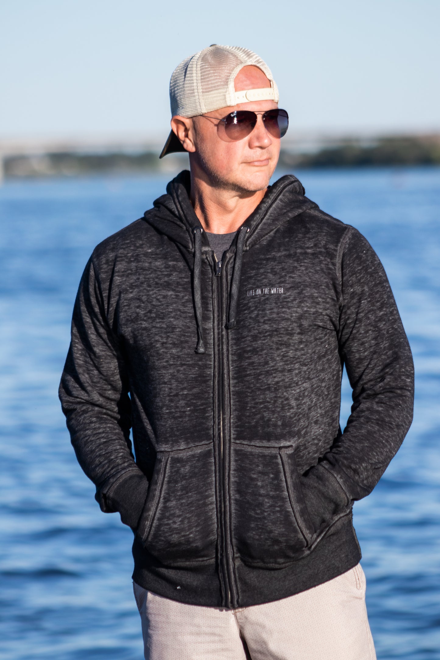 Life On The Water 2020 Design - Zip Up Hoodie