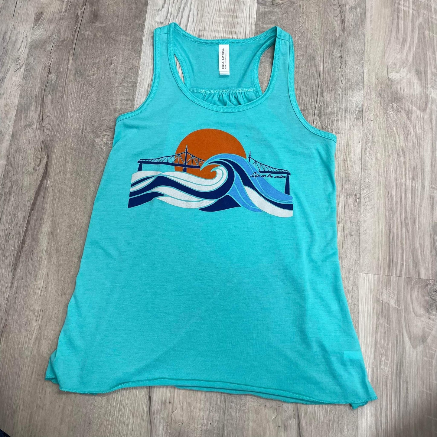 Life On The Water 2021 Design - Youth Razer Back Tank